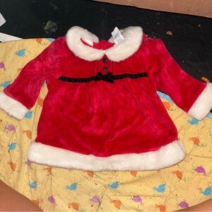 First Moments Santa dress size 6 months